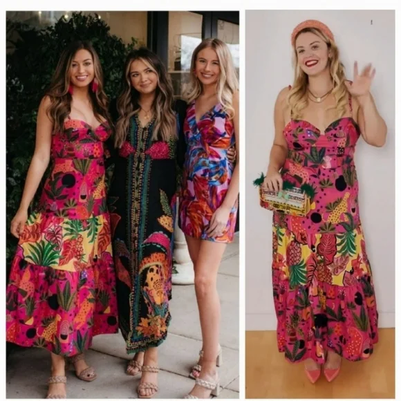 Farm Rio Leopard Pop Mididress - Picture 4 of 5